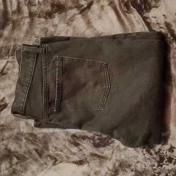 Size 10,slouchy straight, high rise, Old Navy black jeans. - Picture 3 of 4